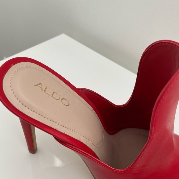 Red Stiletto Mules by Aldo - Picture 4 of 9